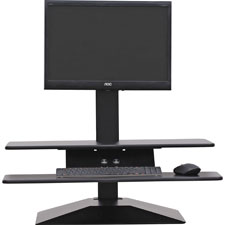 Llr99548 Sit-to-stand Electric Desk Riser, Black