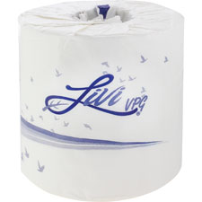 Sol21545 Livi Bath Tissue, White