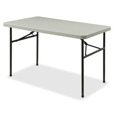Rectangular Banquet Table, Platinum & Gray
