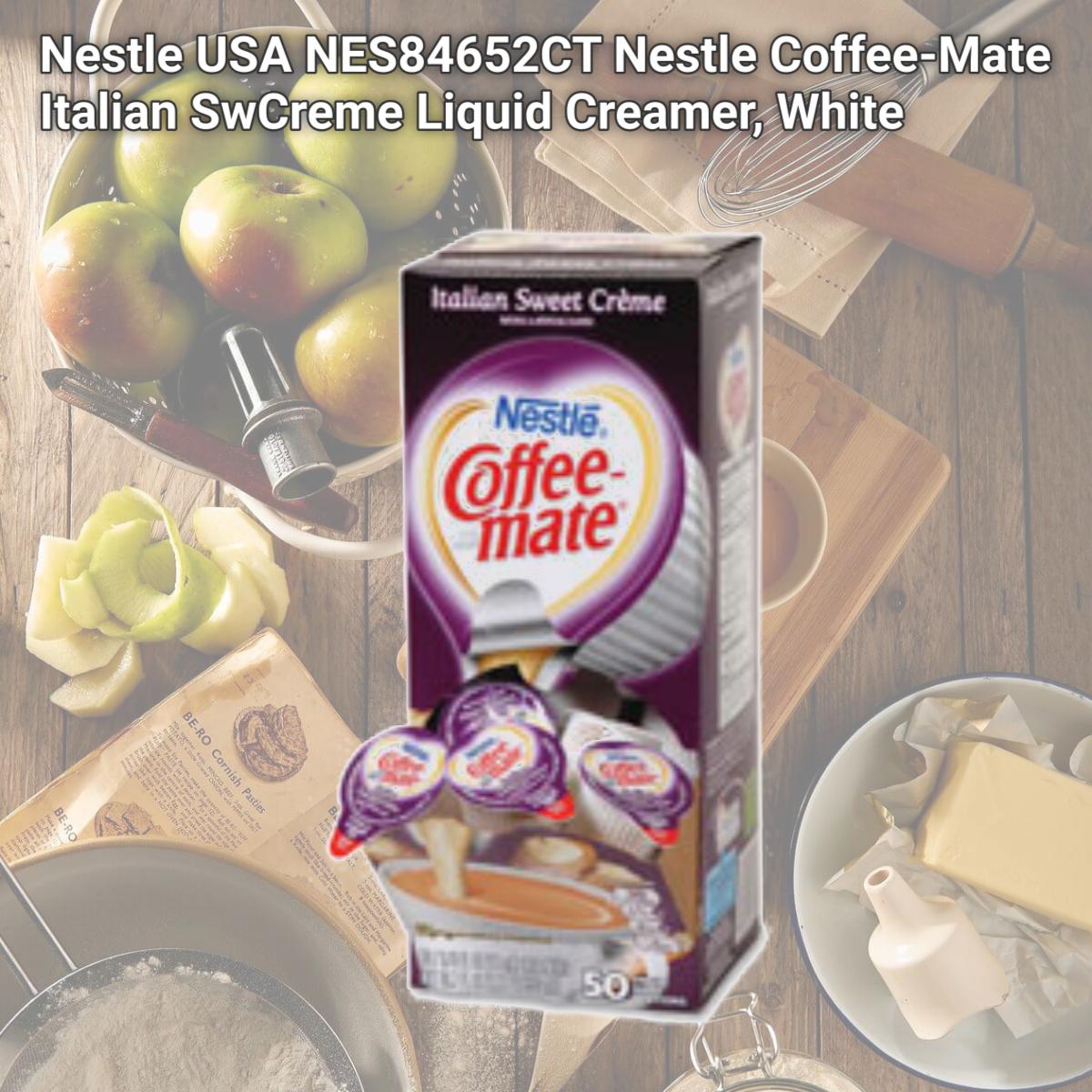 Picture of Nestle USA NES84652CT Nestle Coffee-Mate Italian SwCreme Liquid Creamer, White