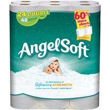 UPC 030400776854 product image for Georgia-Pacific GPC77585 Angel Soft Double Roll Bath Tissue White | upcitemdb.com