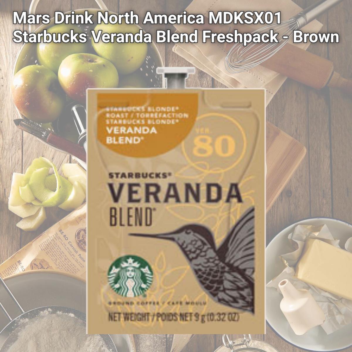 Picture of Mars Drink North America MDKSX01 Starbucks Veranda Blend Freshpack - Brown