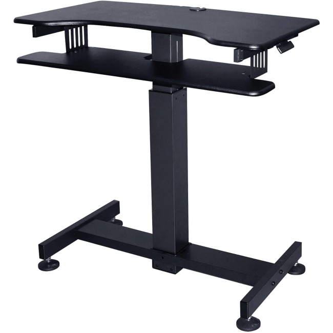 Llr82016 Mobile Standing Desk, Black