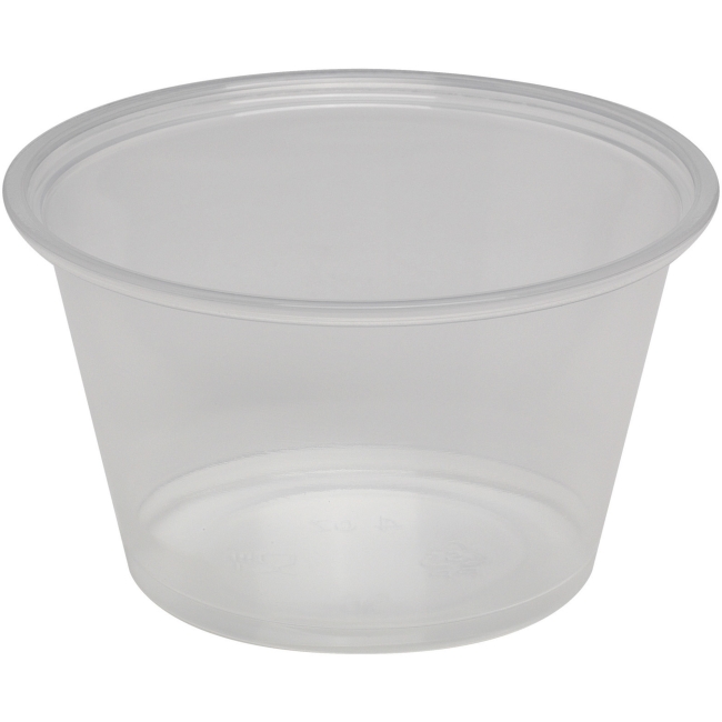 Dxepp40clear 4 Oz Plastic Portion Cup, Clear - 2.9 X 2.9 X 1.7 In.