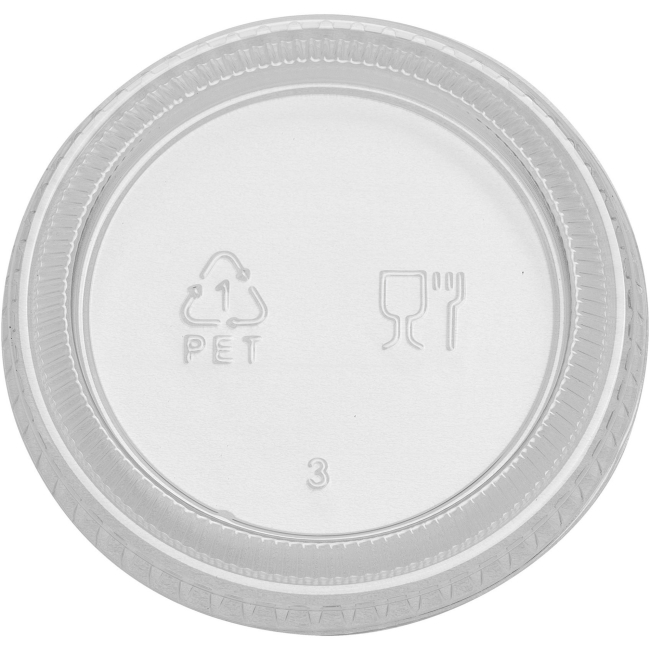 Dxepl20clear Plastic Portion Cup Lid, Clear