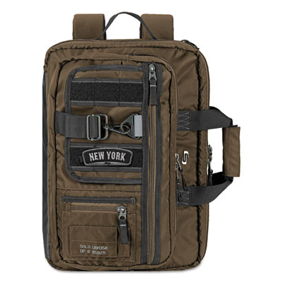 Uslubn3503 Briefcase & Backpack Hybrid Bag - Bronze