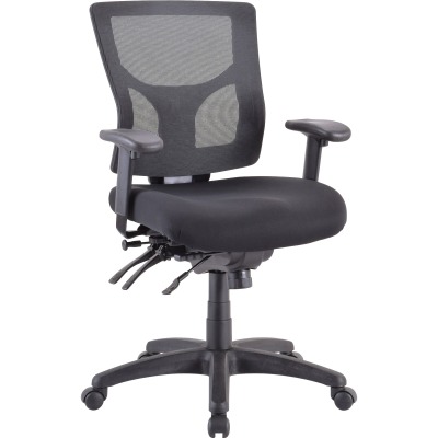 Llr62001 Multifunctional Mesh Mid Back Executive Chair - Black