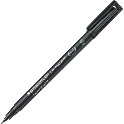 Staedtler Std3139 Lumocolour Permanent Pen Markers - Black