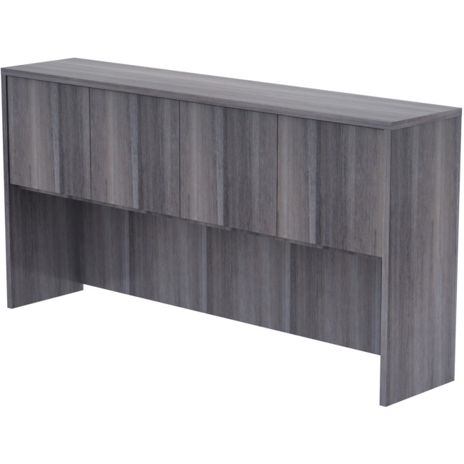 Llr69557 Weathered Charcoal Laminate Desking, Charcoal Gray - 72 X 15 X 36 In.