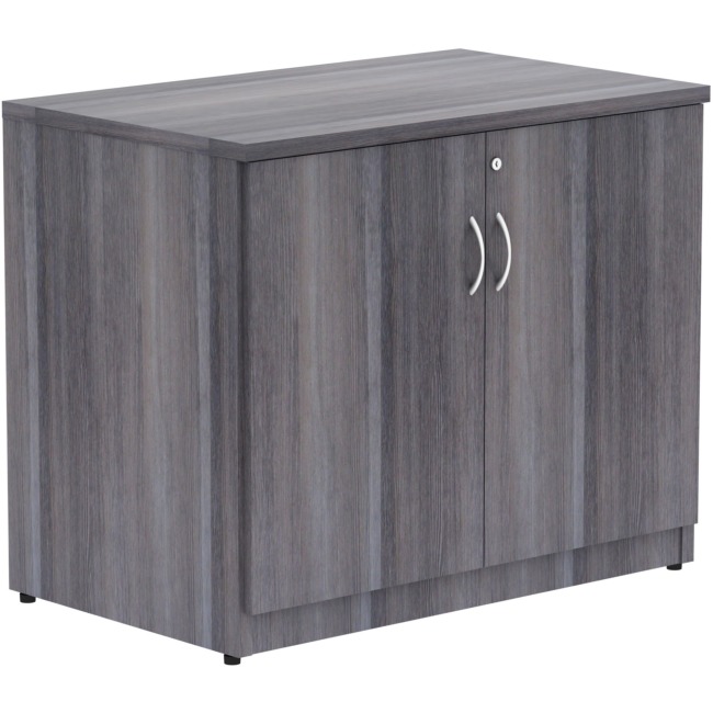Llr69564 Essentials 2-door Storage Cabinet, Charcoal Gray