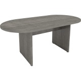Llr69569 Weathered Charcoal Laminate Desking, Charcoal Gray - 72 X 29.5 X 36 In.