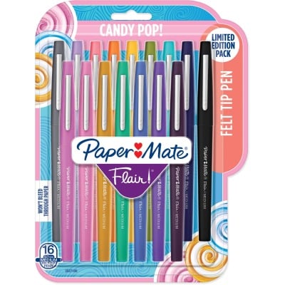Pap2027189 0.7 Mm Flair Candy Pop Pack Felt Tip Pens, Assorted Color