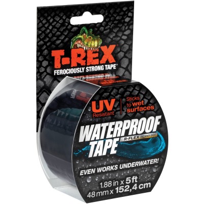 Duc285988 2 In. X 5 Ft. T-rex Waterproof Tape, Black