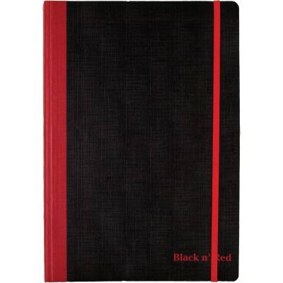 John Dickinson Jdk400110479 Black & Red Flexible Casebound Notebook