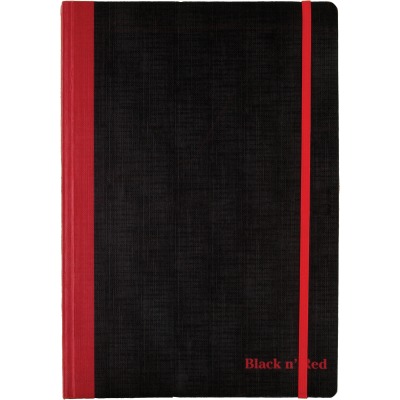 John Dickinson Jdk400110530 Black & Red Flexible Casebound Notebook