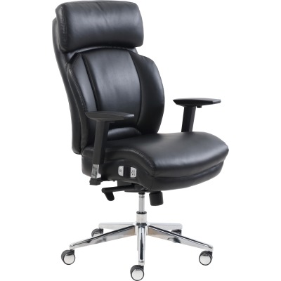 Llr50194 Lumbar Support High-back Chair, Black