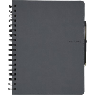 Mea8cpt5606 Wirebound Premium Notebook, Gray