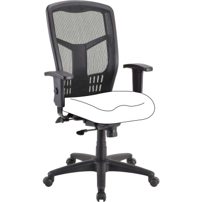 Llr86212 28.5 In. High Back Chair Frame - Black