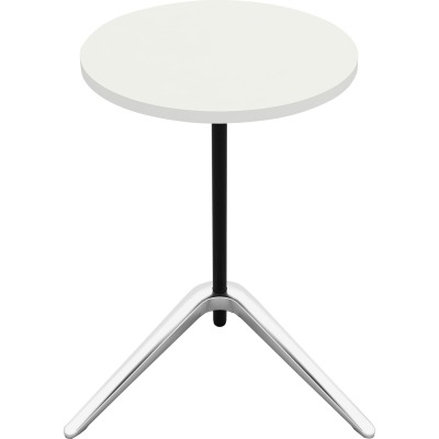 Llr86926 15.75 In. Guest Area Round Top Accent Table, White