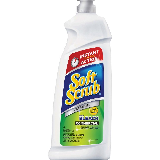 Dia15519 36 Fl Oz Soft Scrub Disinfectant Cleanser Bleach - White