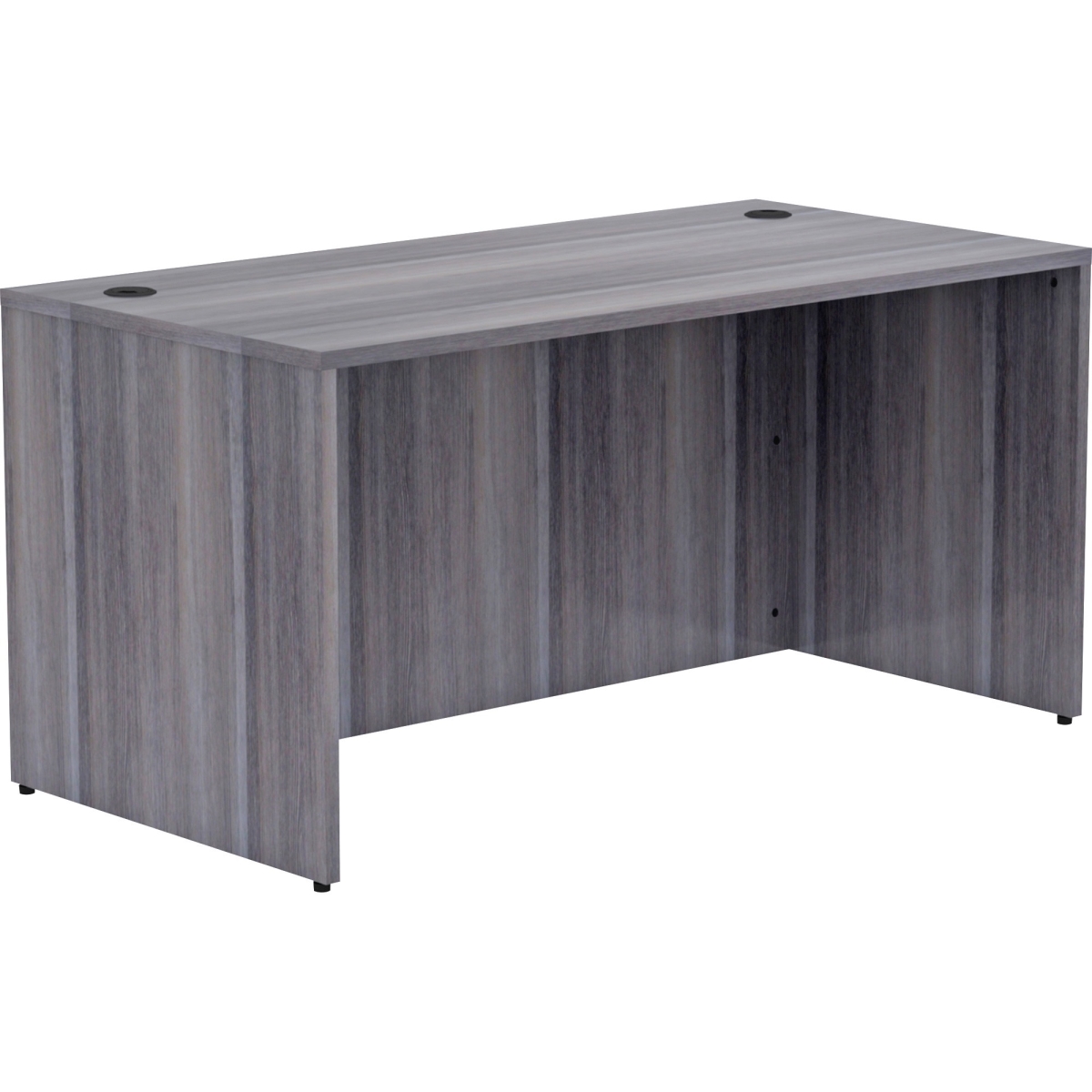 Llr69547 Weathered Charcoal Laminate Desking - Charcol - 29.5 X 66 X 30 In.
