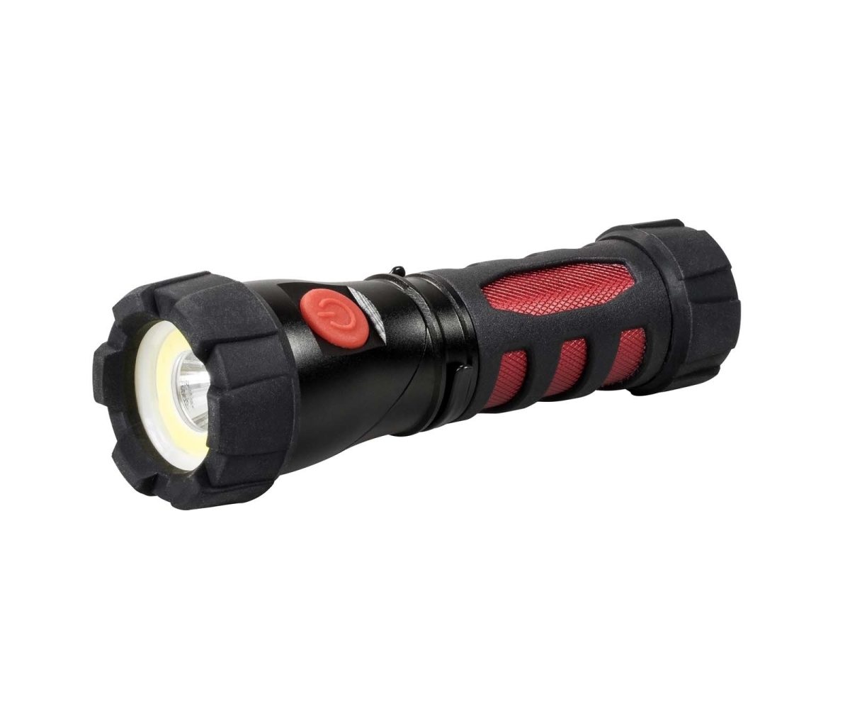 Dcy414349 Ultra Hd Series Cob Swivel Flashlight & Area Light - Black & Red