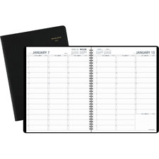Aag709500520 Classic Weekly Appointment Book, Black