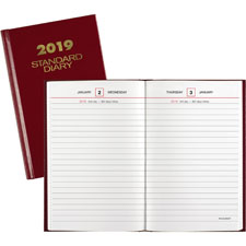 Aagsd38180 Standard Diary - Red