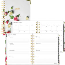 Redc3600201 Romantic Roses Weekly & Monthly Planner - Floral