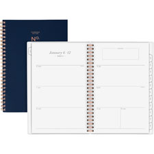 Aag128090558 Cambridge Work Style Weekly & Monthly Planner, Navy - Large