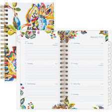 Aag1161905 Hannah Weekly & Monthly Planner, Floral - Large