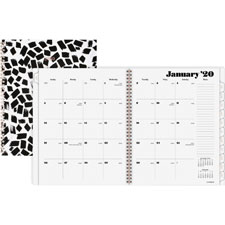Aag1166900 Cambridge Dab Monthly Planner - Black & White
