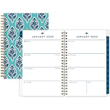 Blue Sky Bls110569 11 X 8.5 In. Sullana Design Weekly & Monthly Planner, Teal