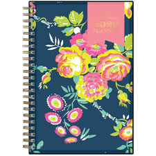 Blue Sky Bls103620 Peyton Navy Weekly & Monthly Planner, Floral