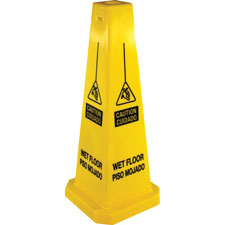 Gjo58880ct Bright 4-sided Caution Safety Cone, Yellow