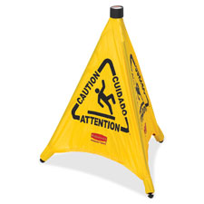 Rcp9s0100ylct 30 In. Pop-up Caution Safety Cone, Yellow