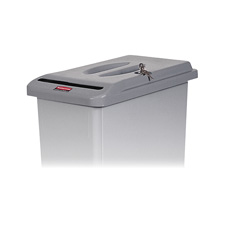 Rcp9w1600lgyct Slim Jim Document Container Lid, Gray