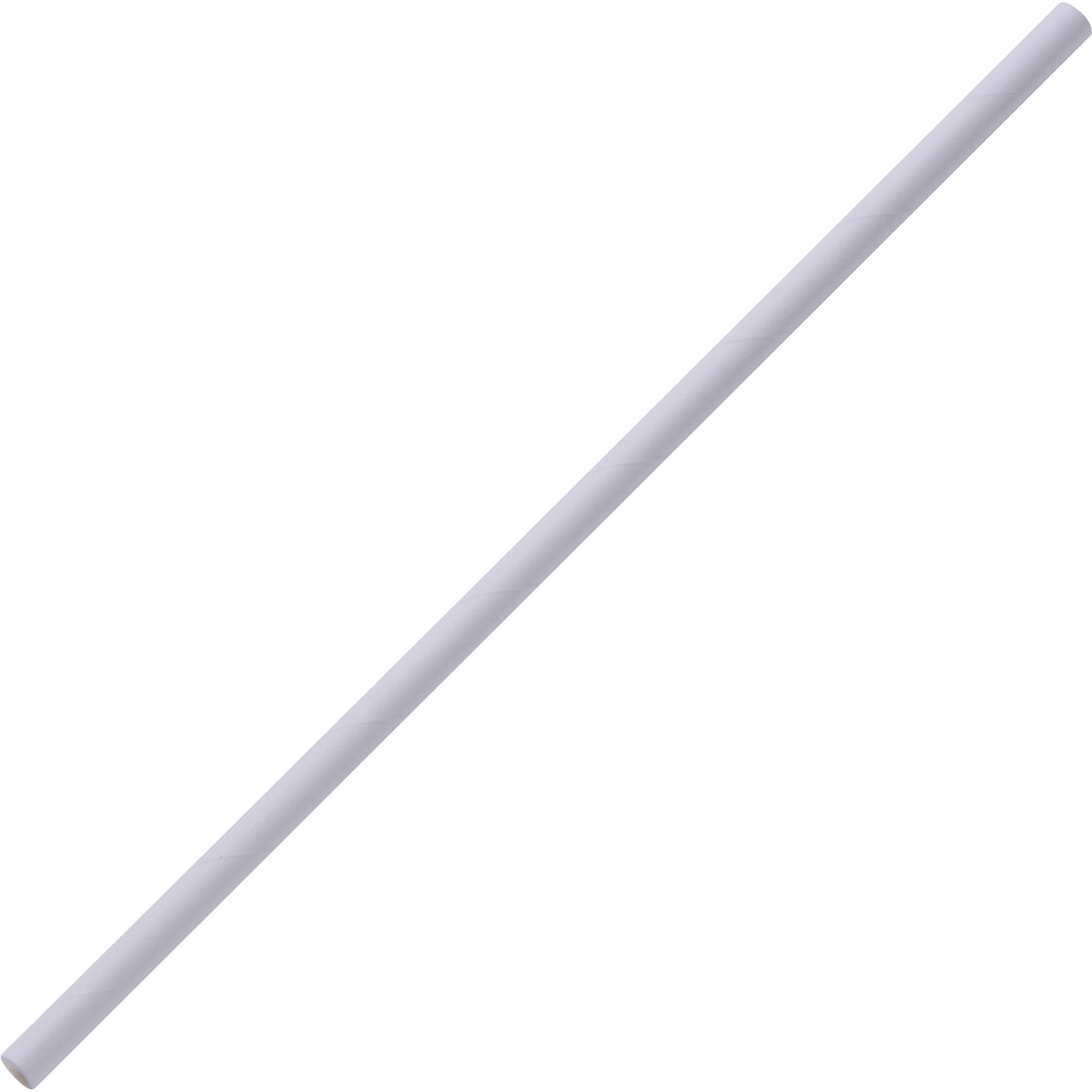 Gjo58946 Paper Straws, White - Box Of 500