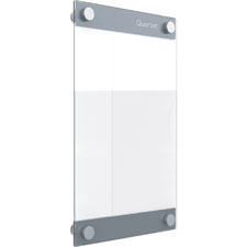 Qrtgi8511 Infinity Customizable Glass Dryerase Board, White