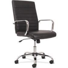 Bsxvst511 Sadie Seating Leather Executive Chair, Black