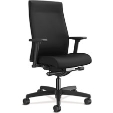 Honi2ul2ac10tk Ignition Adjustable Arms Fabric Task Chair, Black