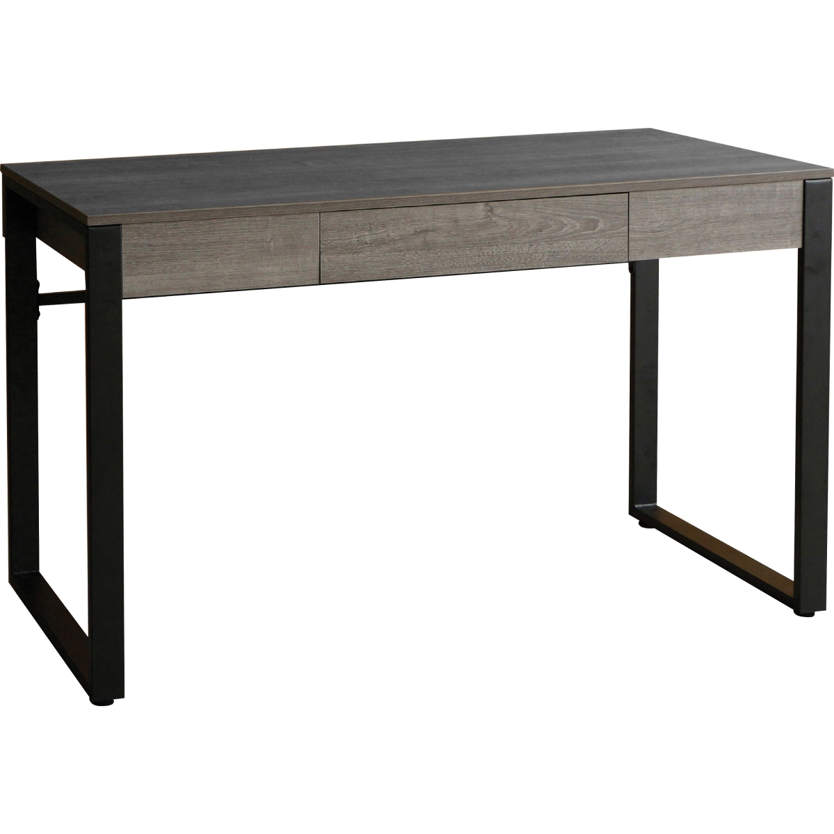Llr97618 47 X 23.5 X 30 In. Soho Center Drawer Modern Desk, Charcoal