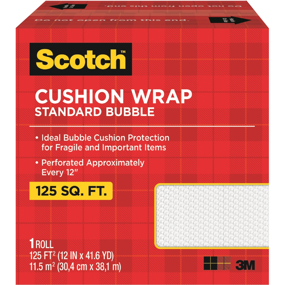 Mmm7962 0.31 X 12 In. 100 Ft. Scotch Cushion Wrap, Clear