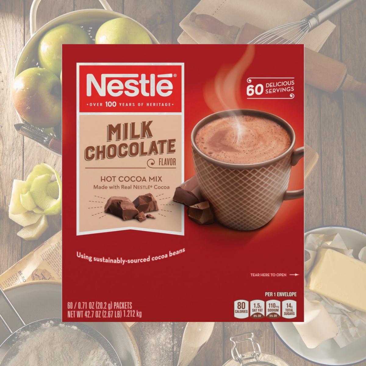 Picture of Nestle S.A NES26791 71 oz Milk Chocolate Flavor Hot Cocoa Mix