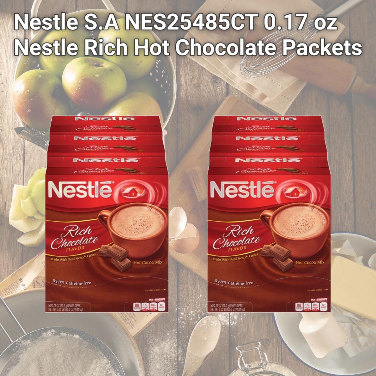 Picture of Nestle S.A NES25485CT 0.17 oz Nestle Rich Hot Chocolate Packets