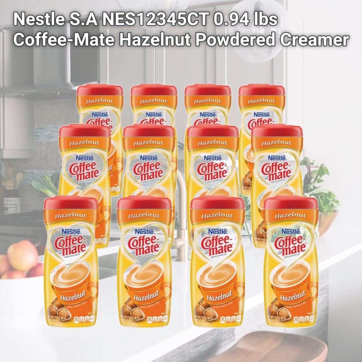 Picture of Nestle S.A NES12345CT 0.94 lbs Coffee-Mate Hazelnut Powdered Creamer