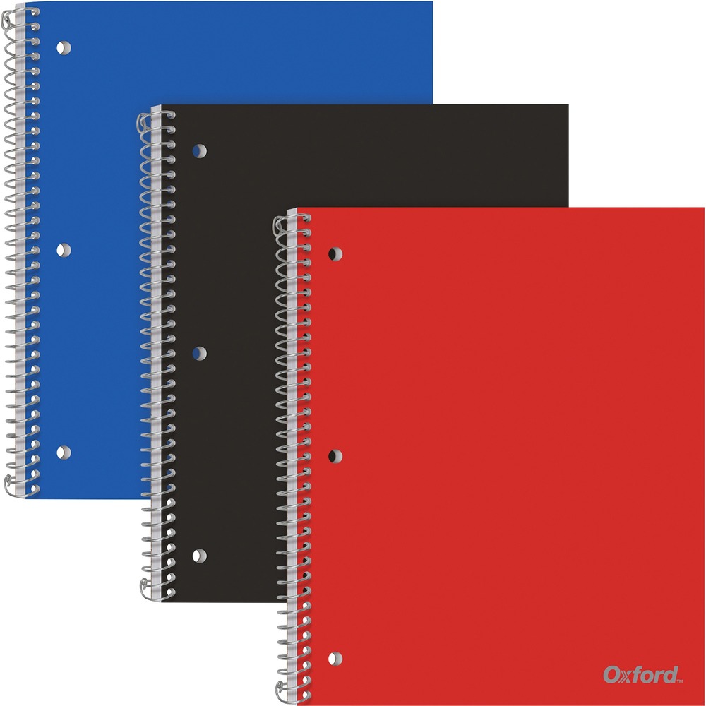 TOP10390 1-Subject Poly Notebook - 100 Sheets - Pack of 3