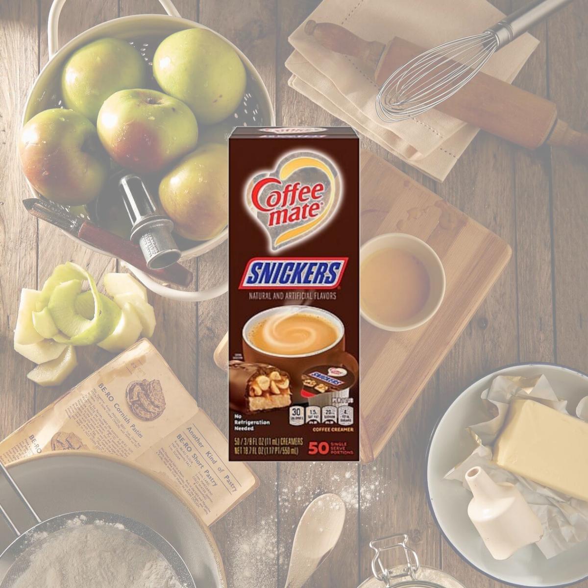 Picture of Coffee-Mate NES61425 0.38 oz Coffee-Mate Creamer Snickers Flavor Singles - Case of 50