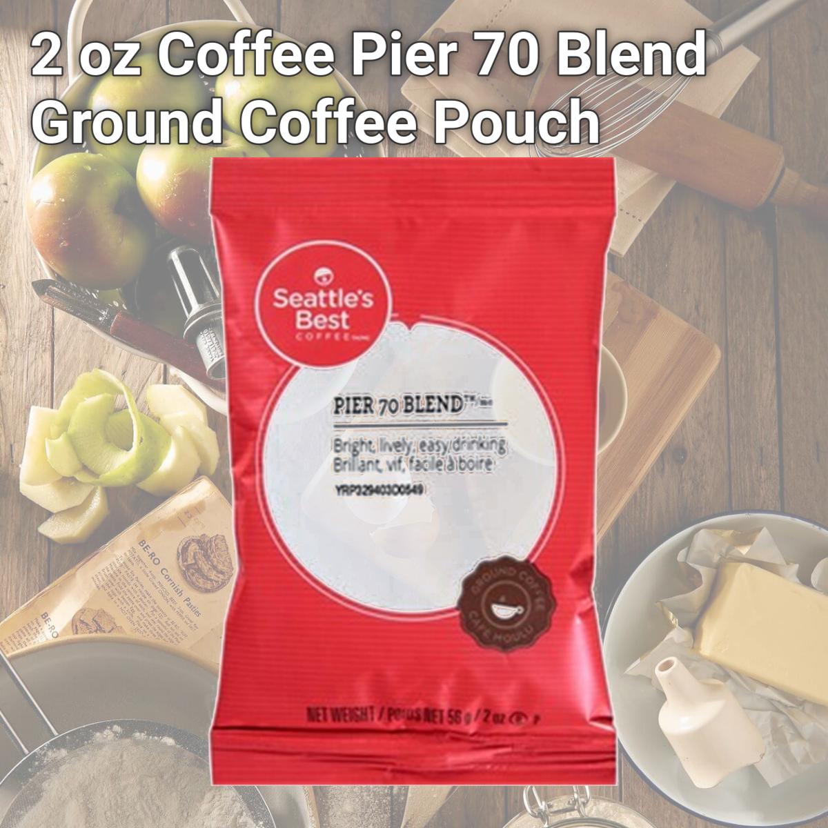 Picture of Seattles Best SEA12420869 2 oz Coffee Pier 70 Blend Ground Coffee Pouch