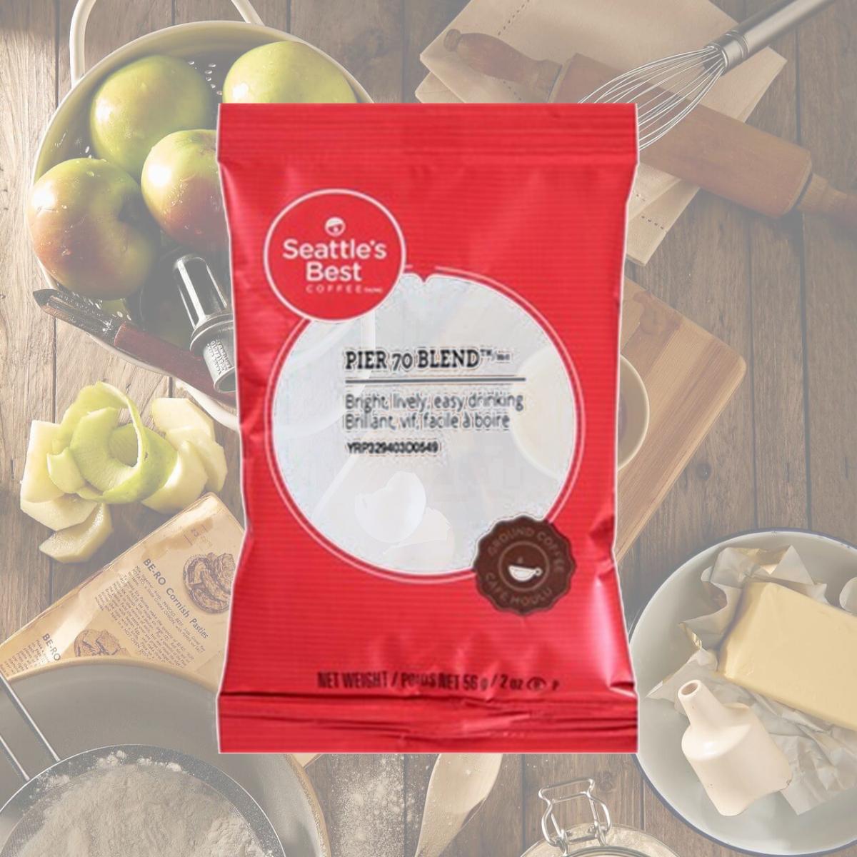 Picture of Seattles Best SEA12420869 2 oz Coffee Pier 70 Blend Ground Coffee Pouch